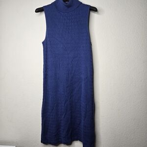 Tommy Bahama Sleeveless Ribbed Maxi Dress in Royal Blue